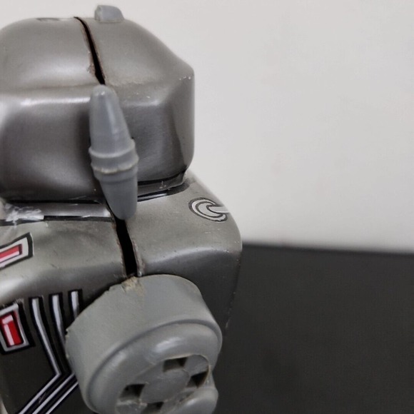 Captain Robot Vintage Wind Up Walking Robot Toy MTU Korea Tin Toy Works DMG - Picture 4 of 6